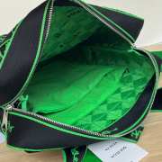 Bottega Veneta 658972 intrecciato leather logo backpack green 47x30x7cm - 3