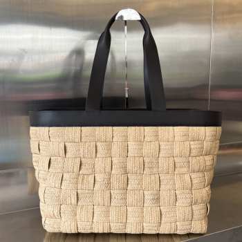 Bottega Veneta Cassette Tote Bag 30240 kr Natural /Fondant 35x44x22.5cm