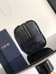 Dior Lingot Toiletry Bag Black 21.6x12.5x10.5cm - 2