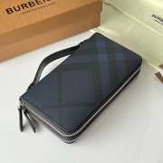 Burberry clutch bag in black blue 21.5x12.5x5cm - 6