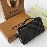 Burberry clutch bag in black brown 21.5x12.5x5cm - 2