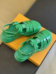 Louis Vuitton 1AB17J Archlight Flat Sandals In Green - 2