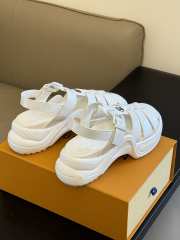 Louis Vuitton 1AB17J Archlight Flat Sandals In White - 6