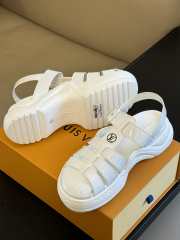 Louis Vuitton 1AB17J Archlight Flat Sandals In White - 5