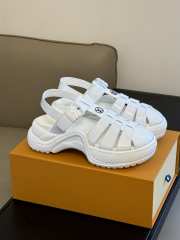 Louis Vuitton 1AB17J Archlight Flat Sandals In White - 4