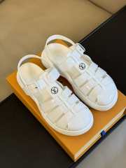 Louis Vuitton 1AB17J Archlight Flat Sandals In White - 3