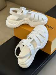 Louis Vuitton 1AB17J Archlight Flat Sandals In White - 2