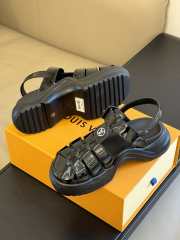 Louis Vuitton 1AB17J Archlight Flat Sandals In Black - 3