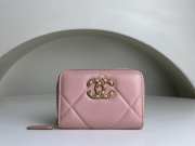 Chanel wallet in pink 11.5x8cm - 1