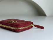 Chanel wallet in red 11.5x8cm - 6