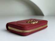 Chanel wallet in red 11.5x8cm - 4