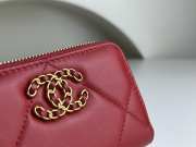 Chanel wallet in red 11.5x8cm - 2