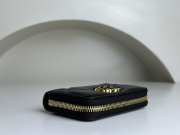 Chanel wallet in black 11.5x8cm - 6