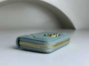 Chanel wallet in mint green 11.5x8cm - 5