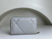 Chanel wallet in grey 11.5x8cm - 5