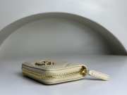 Chanel wallet in beige 11.5x8cm - 5