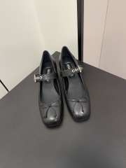 Miu Miu ballet flat with bow in black 4.5cm - 3