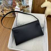 Hermes Kelly Elan Handmade Black Bag In Gold Buckle 27cm - 4