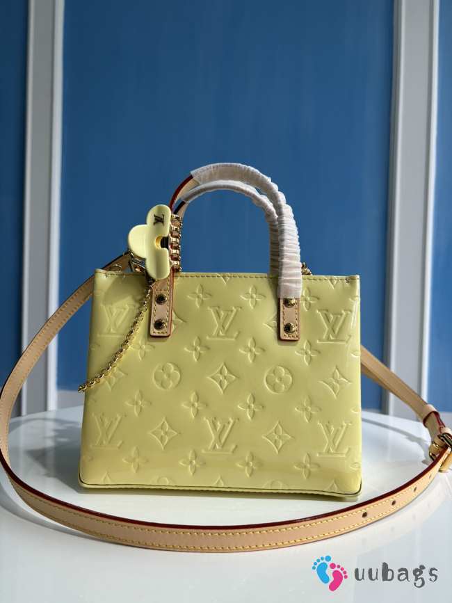 Louis Vuitton M24144 New LV Remix Reade PM Bag In Yellow 22x16.5x11cm - 1