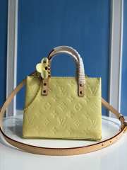 Louis Vuitton M24144 New LV Remix Reade PM Bag In Yellow 22x16.5x11cm - 1