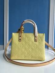 Louis Vuitton M24144 New LV Remix Reade PM Bag In Yellow 22x16.5x11cm - 5