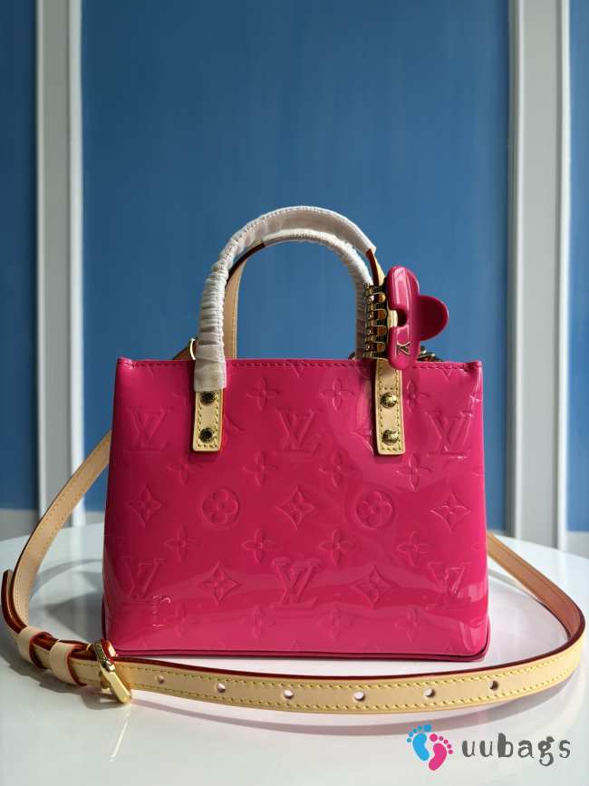 Louis Vuitton M24144 New LV Remix Reade PM Bag In Pink 22x16.5x11cm - 1