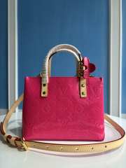 Louis Vuitton M24144 New LV Remix Reade PM Bag In Pink 22x16.5x11cm - 1