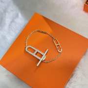 Hermes Ever Chaine d'Ancre bracelet in rose gold - 1