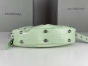 Balenciaga Le Cagole Croco Light Green Bag 33x16x8cm - 6