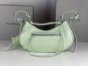 Balenciaga Le Cagole Croco Light Green Bag 33x16x8cm - 5