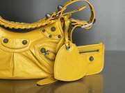 Balenciaga Le Cagole Croco Yellow Bag 26x16x10cm - 2