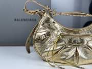 Balenciaga Le Cagole Gold Metallic Shoulder Bag 33x16x8cm - 4