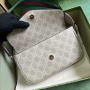 Gucci beige canvas ophidia mini bag 13x22x4cm - 6