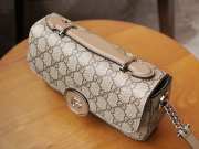 Gucci Petite GG Super Bag Beige and Ebony GG Supreme Canvas - 6