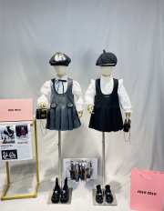 Miu Miu set shirt and camisole skirt for kids - 1