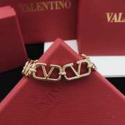 Valentino V logo gold bracelet  - 3