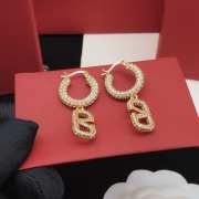 Valentino Garavani VLogo crystal-embellished hoop earrings - 3