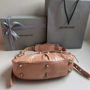 Balenciaga Le Cagole Croc-embossed Leather Bag In Nude 33x16x8cm - 6