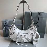 Balenciaga Full White Le Cagole with silver bucklet 33x16x8cm - 1