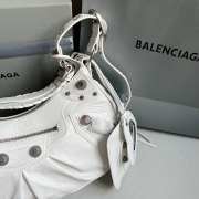 Balenciaga Full White Le Cagole with silver bucklet 33x16x8cm - 2