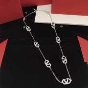 Valentino VLogo Silver Necklace - 1