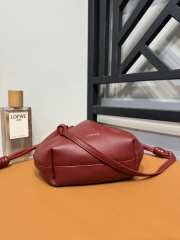  Loewe Flamenco Purse Mini Bag In Red 23x5.5x17cm - 5