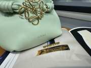 Loewe Flamenco Purse Mini Bag In Mint Green 23x5.5x17cm - 4