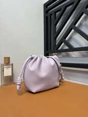 Loewe Flamenco Purse Mini Bag In Purple 23x5.5x17cm - 2