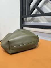 Loewe Flamenco Purse Mini Bag In Khaki Green 23x5.5x17cm - 3