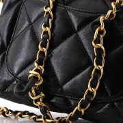 Chanel Coco Love Heart Flap Bag Quilted Lambskin 20x6x13.5cm - 6