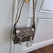 Diorcamp small bag beige and black Mizza Embroidery 23x15x8cm - 5