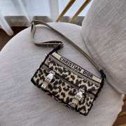 Diorcamp small bag beige and black Mizza Embroidery 23x15x8cm - 3