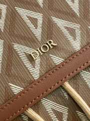 Dior Large Hit The Road Backpack Beige CD Diamond Canvas 43x51x20cm - 4