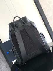 Dior Large Hit The Road Backpack Black CD Diamond Canvas 43x51x20cm - 5